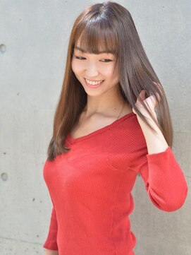 ナナナ パレナ 宝塚店(nanana parena) セミロング、ブランジュ艶髪縮毛矯正