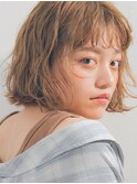 『December』柔らかレイヤーボブ×ミルクティーベージュ