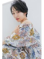 アベックプレジール 海老津店(AVEC PLAISIR) ダークグレイ×ハンサムショート