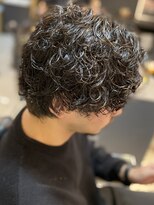 フランクスバーバーリザーブ 人形町店(FRANK’S BARBER RESERVE)&nbsp;ツイストスパイラルマッシュパーマサイドグラデーションk