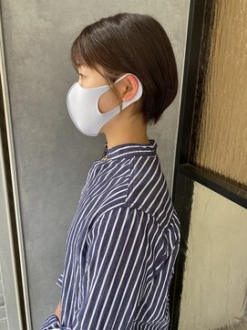 ネオリーブ ジューク 日吉店(Neolive JuQ) ミニマムショートボブ☆イヤリングカラー