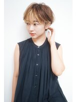 ベンジー 薬院大通店(benji)&nbsp;大人かわいい前髪セシルカットココアブラウン