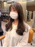 柔らかカールロングスタイル