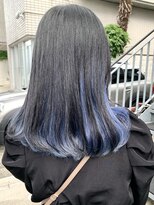 ラス トーキョー(LAS TOKYO) ペールブルーインナーブルーブラック髪質改善サイエンスアクア