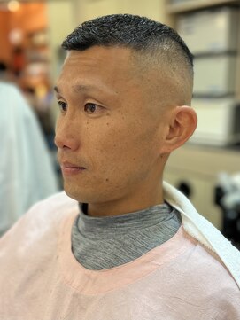 銀座マツナガ 浅草店 スキンフェード　濡れパン　アイロンパーマ　短髪　刈り上げ