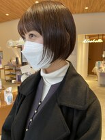 サラビューティーサイト 志免店(SARA Beauty Sight)&nbsp;20代伸ばしかけも可愛くベージュボブ/SARA志免店☆山之内