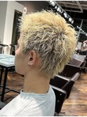スパイキーショート ハイトーンカラー