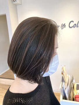 ヘアーライフ コラボ(hair life Colabo) ブリーチなしボブ