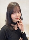 レイヤーカット韓国ヘア