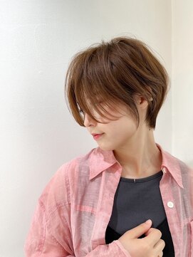 ロンドエニカ 大宮(Lond enika) 切りっぱなしボブエアリーロングピンクブラウン美髪のススメ