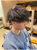 @fuchi_kuchi.okada[豊中/スパイラルパーマ/刈り上げマッシュ］
