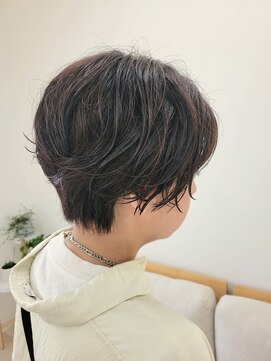 ゲリールエノミヤ(guerir enomiya) 【guerir enomiya】ハンサムショート×ニュアンスパーマ