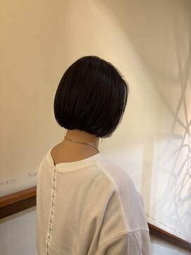 ハナモリ テララ(hanamori terara) terara☆多田羅 ミニボブ【髪質改善カラー/水素トリートメント】
