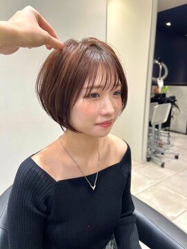 ヘアメイクアース 八潮店(HAIR & MAKE EARTH) 大人カワイイ♪ショートボブ