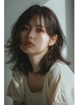 ラナ 新宿(lana)&nbsp;こなれミディアム/レイヤーカット/顔まわり/【lana hair 新宿】