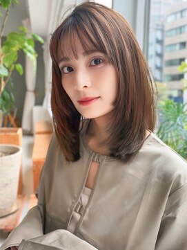 アグ ヘアー トリム 気仙沼南町店(Agu hair trim) 《Agu hair》小顔くびれレイヤー×numberA.トリートメントオイル