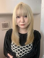 シェノン バイ アランスミシー 表参道(CHAINON by Alan smithee) TWICEのMOMOちゃんのブロンド