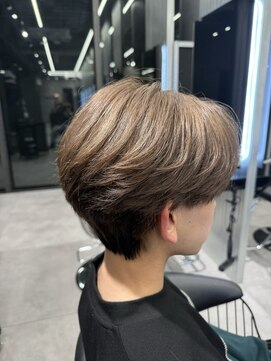 ルートバイドット 町田店(root by dot.) 韓国風シースルーマッシュ×グレージュカラー