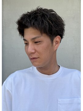 メンズバイココテラス 豊中(men's by cocoterace) メンズショート/無造作パーマ/メンズパーマ