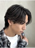 渋谷緩めシャドウパーマツイストスパイラルパーマメンズマッシュ