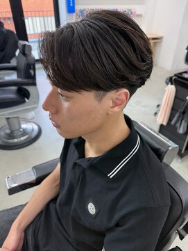 ロンド ローガン 名駅(Lond LOGAN) メンズ　ニュアンスセンターパート