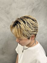 メンズサロン クロムス 梅田茶屋町店(Men's salon clomus) フェザーパーマ風 梅田 茶屋町