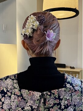 カット アトリエ ルームスリー(cut atelier room3) ピンクカラー×アレンジ