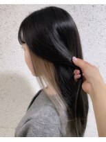 カリーナコークス 原宿 渋谷(Carina COKETH)&nbsp;ブリーチ2回のミルクティーブロンドインナーカラーダブルカラー