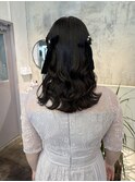 ゆるっとハーフツインアレンジ＊関内美容室