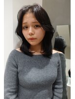 ソル 栄矢場町(SOL) ミディアムレイヤー/地毛風カラー/グレー