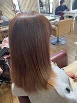 ルネッサンスヘアー ラファエロ(RAFFAELLO)&nbsp;ピンクベージュ　明るい白髪染め　エドルクオンカラー　艶カラー