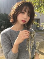 カノイ(KANOI) 【顔タイプ診断】垢抜け大人ショートボブ×グレーベージュ