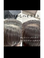 エース 春日部店(A)&nbsp;白髪ぼかしハイライト/髪質改善/春日部