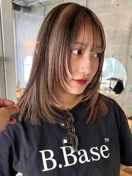 ヒュエ 表参道(Hue) ベージュカラー/ブリーチ/レイヤーカット/髪質改善._.