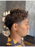 メンズショートパーマ