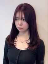 hyon myon/RISEbyREVO 綾瀬店【ヒョンミョン】&nbsp;ハッシュカット/デザインカラー/グレージュ[綾瀬駅/韓国ヘア]