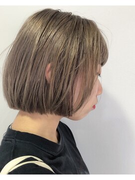 クラン(clan) clan <小顔ハイライトライトベージュ×美髪ボブ>