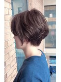 まとまりやすい丸みショート