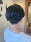 ツーブロックショート