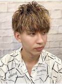 ツーブロック刈り上げ×ルーズツイスト