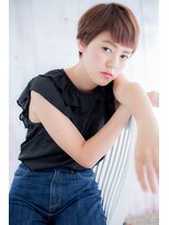 マニッシュ＆クール！ピンクアッシュマッシュヘアb1