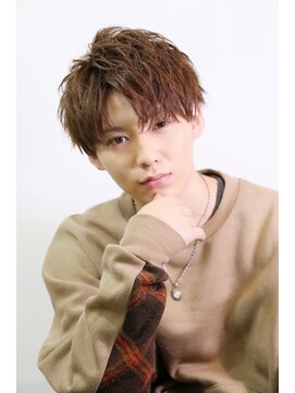 アトラクト(AttRact) コンマバング　メンズヘア  マッシュ　刈り上げ　ツーブロ