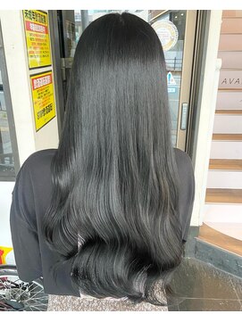 アヴァンス 天王寺店(AVANCE.) 艶感のあるカラー×韓国×オリーブグレージュ