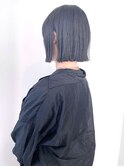 黒髪切りっぱなしストレートボブ【吉祥寺】