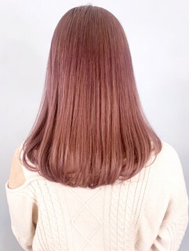 アルバム 新宿(ALBUM SHINJUKU) ピンクベージュロング_ミニウルフテラコッタ_ba331081