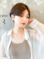 ロビー 表参道(ROBBY)&nbsp;ハンサムマッシュショート/ショートカット/前髪長め/30代40代