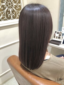 フレーム へアアンドトリートメント 天王寺北口店(FRAME) [FRAME 天王寺北口店] 艶カラー透け感アッシュ