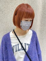 マイル 渋谷(mile)&nbsp;コーラルオレンジ×bob