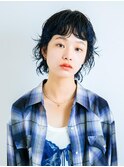 ショートウルフパーマ