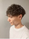 波巻きパーマ